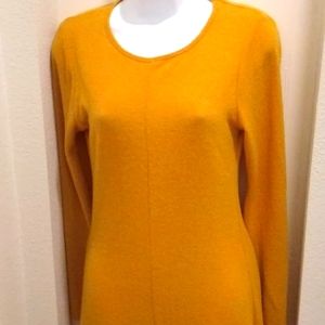 Mustard Velvet Torch Dress